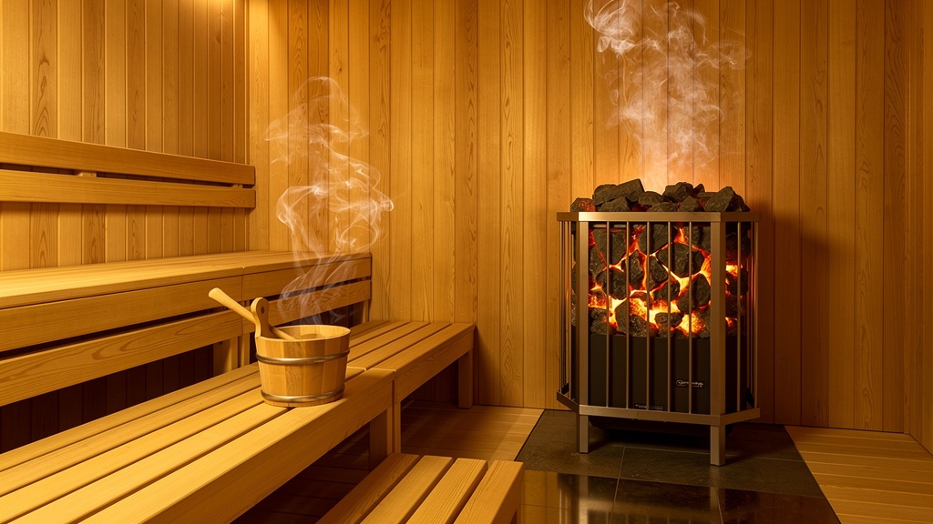 Premium Sauna Holzinnenraum apart wellness