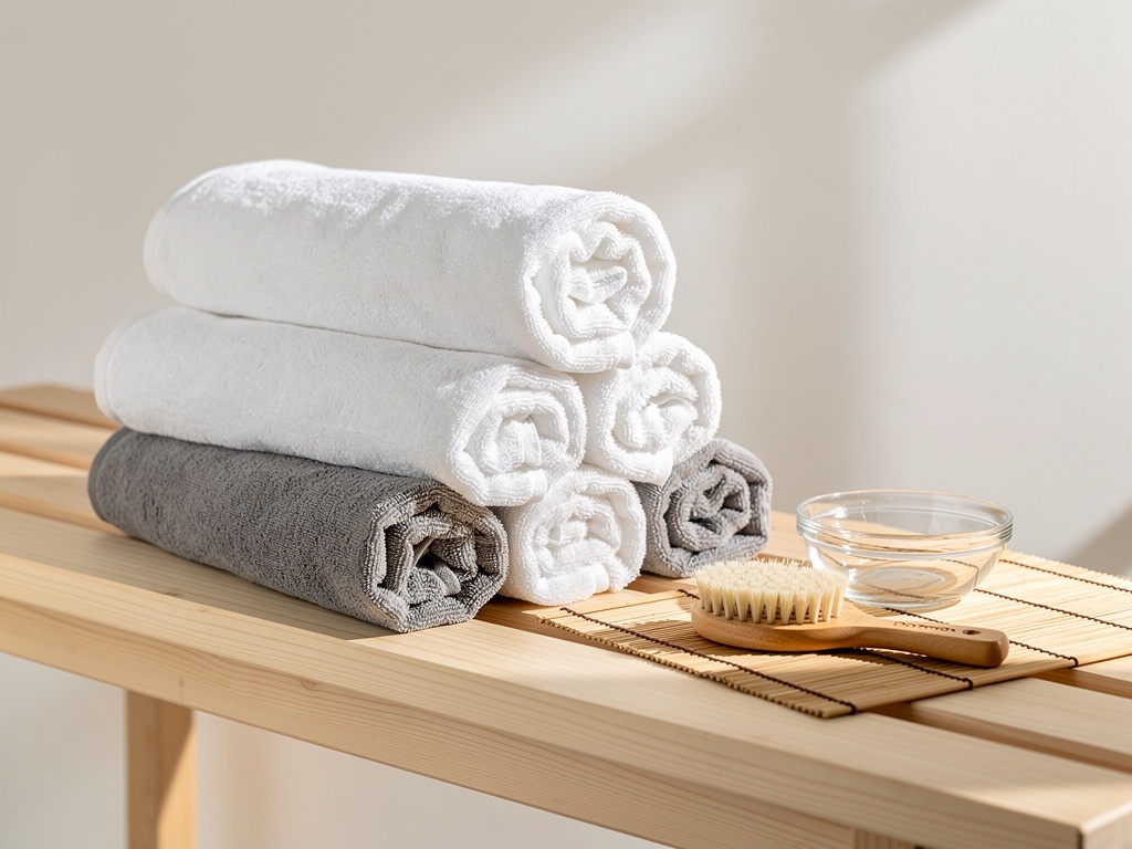 Sauna Zubehör Handtücher