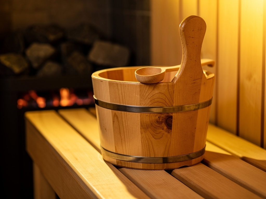 Sauna Kübel und Kelle