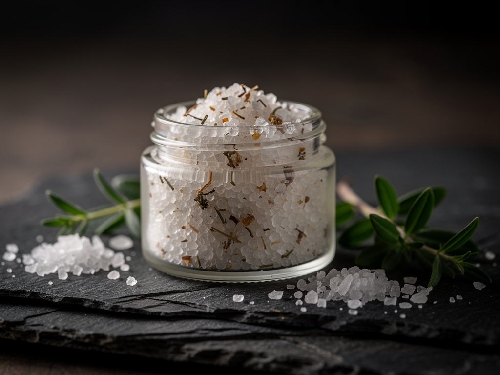 Körperscrub Salz Wellness